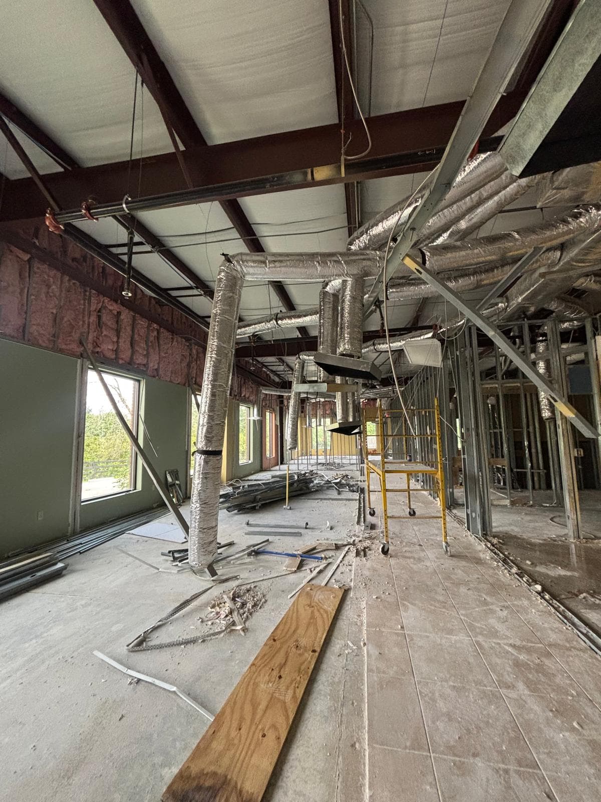 Interior of 500 Bellerive Blvd during demolition